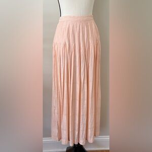 Elegant Peach Midi Skirt